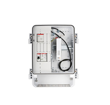 AXIS T98A17-VE - Armário - montagem na parede - AC 230 V - branco - para AXIS P1455, P3343, P3344, P3346, P3363, P3364, P3365, P3367, P3384