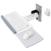 Ergotron Neo-Flex - Plataforma para teclado/ratón - Deslizante - Montaje en pared - Blanco