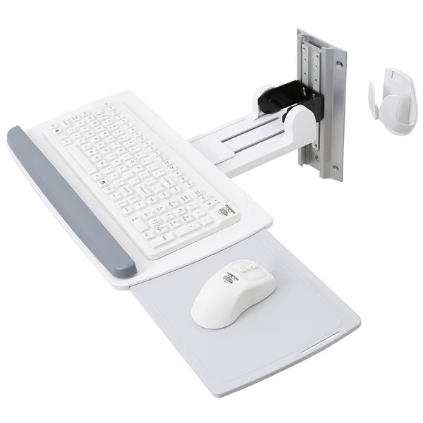 Ergotron Neo-Flex - Keyboard/Mouse Platform - Slide Out - Wall Mount - White