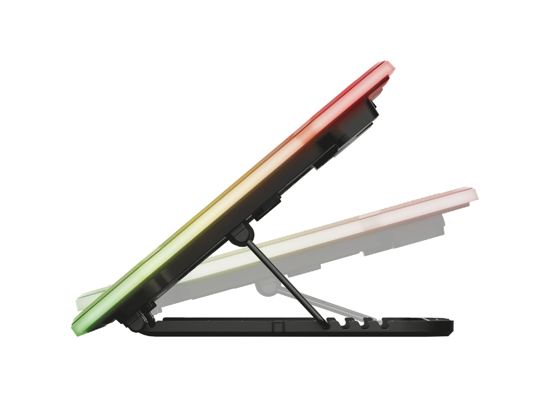 TRUST GXT1126 AURA Laptop Cooler Stand with Multicolor Lighting