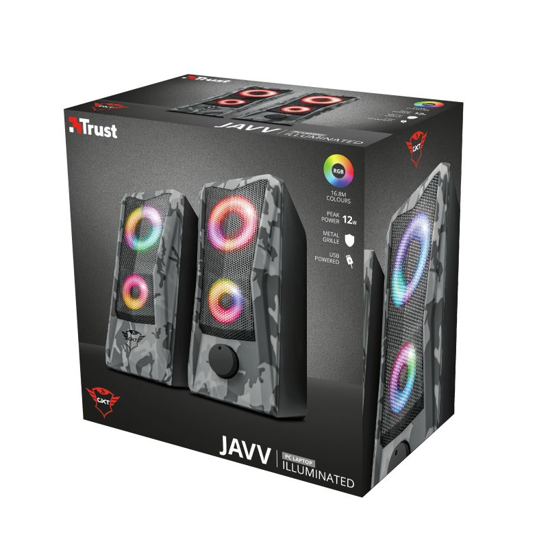 Altavoces TRUST GXT 606 2.0 con iluminación RGB