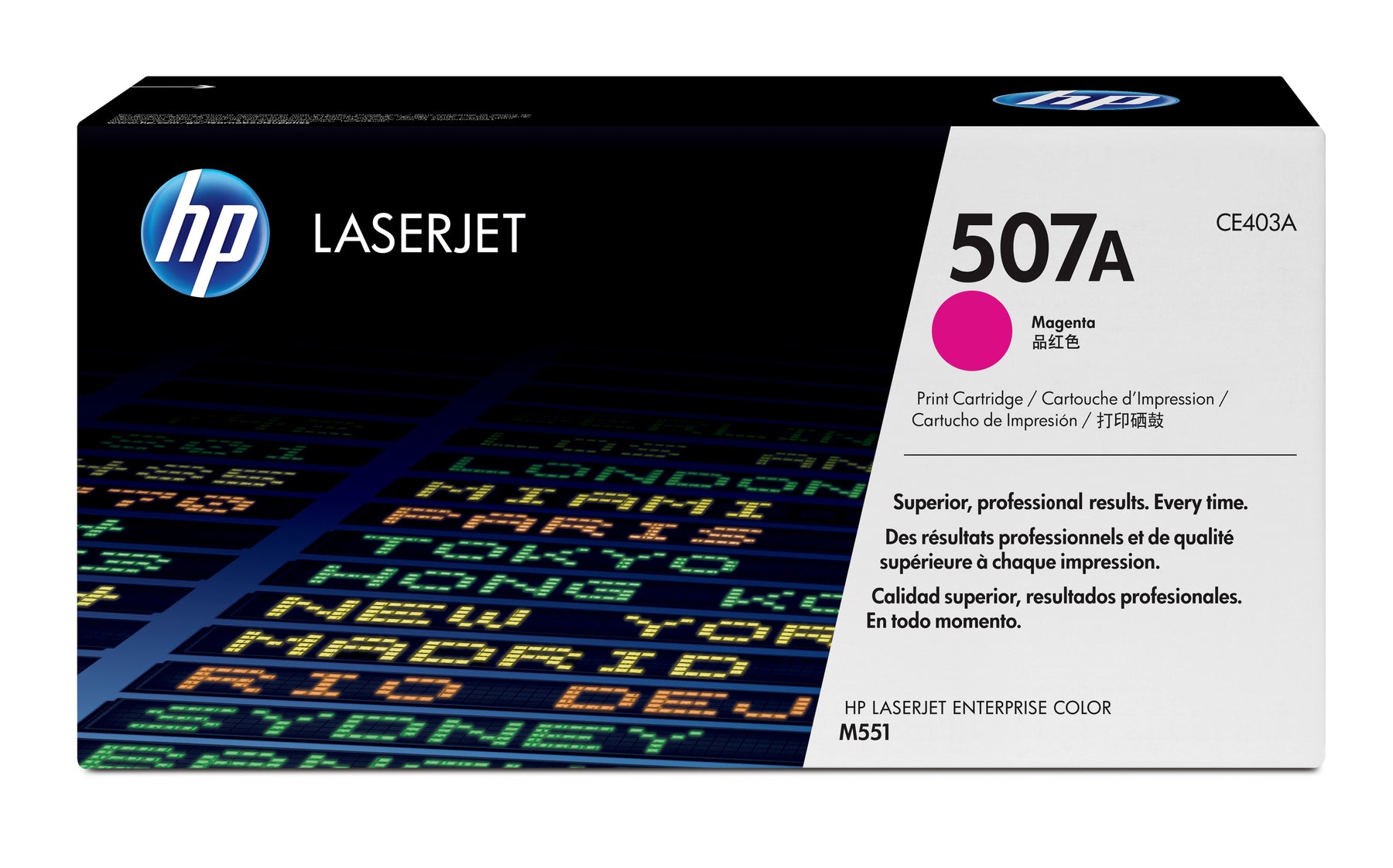 HP 507A - Magenta - original - LaserJet - cartucho de toner (CE403A) - para Color LaserJet Enterprise MFP M575, LaserJet Pro MFP M570