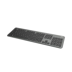 Combo/Kit HAMA KMW-700 Teclado y ratón inalámbricos, gris/negro; Teclas Multimedia; NanoUSB - 182677