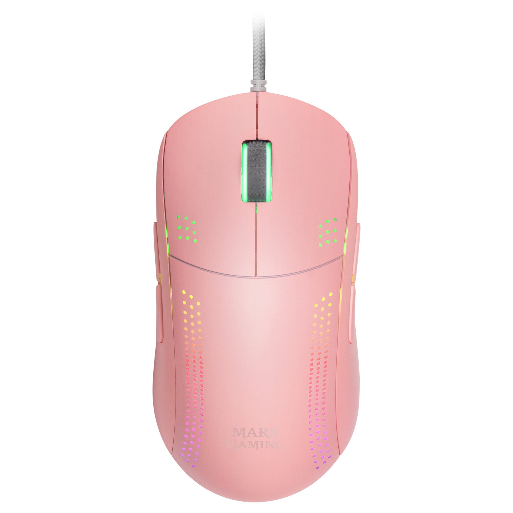 Mouse MARS GAMING MMPRO MOUSE, ULTRALIGHT, 32000DPI, RGB, FEATHER, AMBIDEXTROUS, PINK