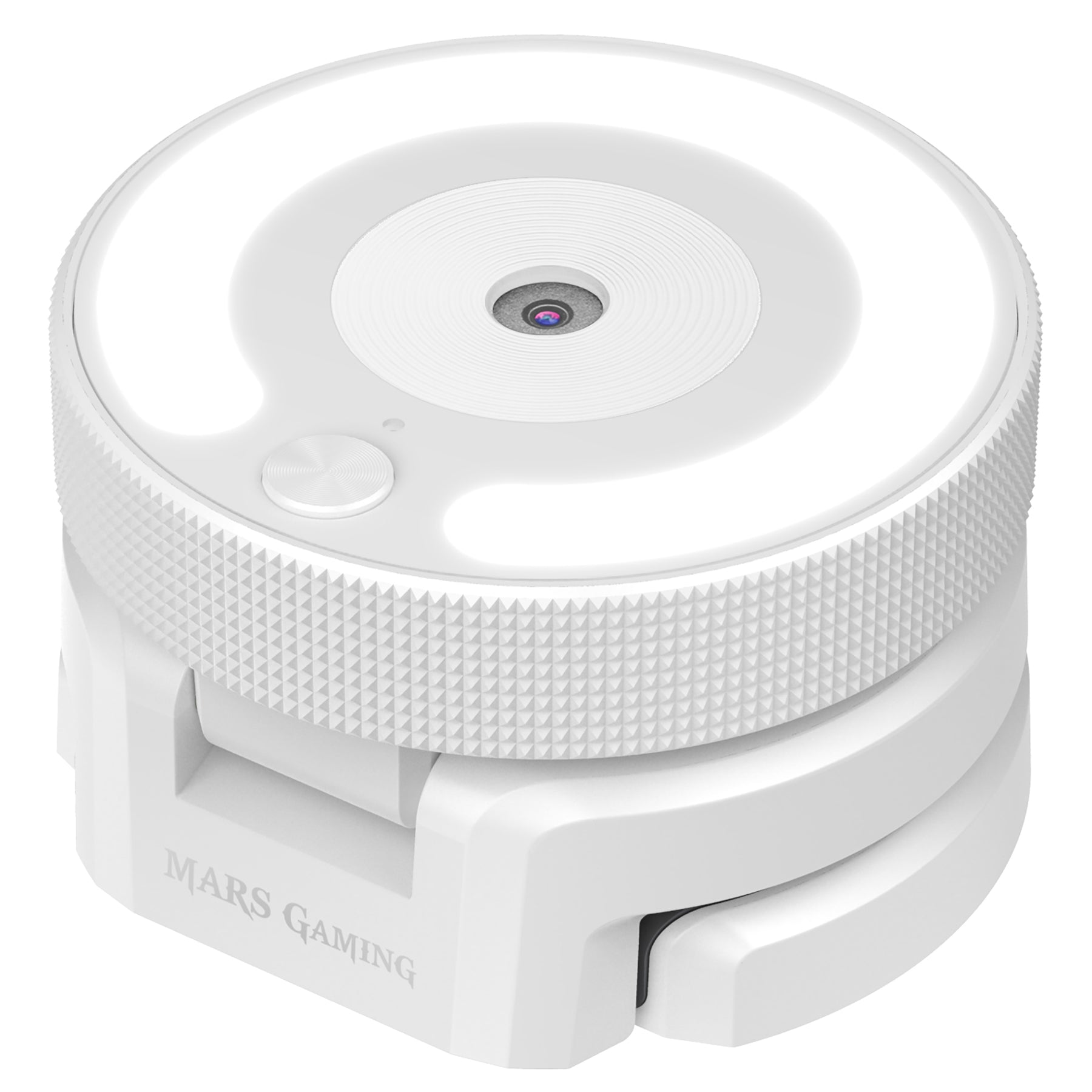 Webcam MARS GAMING MWPRO PRO 1920X1080 FHD, LIGHT RING, 90º FOV, GLASS, WHITE