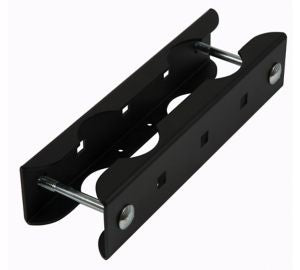 Peerless Modular Series Dual Pole Display Stacking Clamp - Mounting Component (Stacking Clamp) - For LCD Display - Non-Gloss Black Coating - Screen Size: 46"-90" - For P/N: MOD-FPMD2, MOD-FPMS2