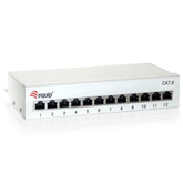 EQUIP PATCH PANEL CAT6 FTP 12P 1U CINZA (BLINDADO)