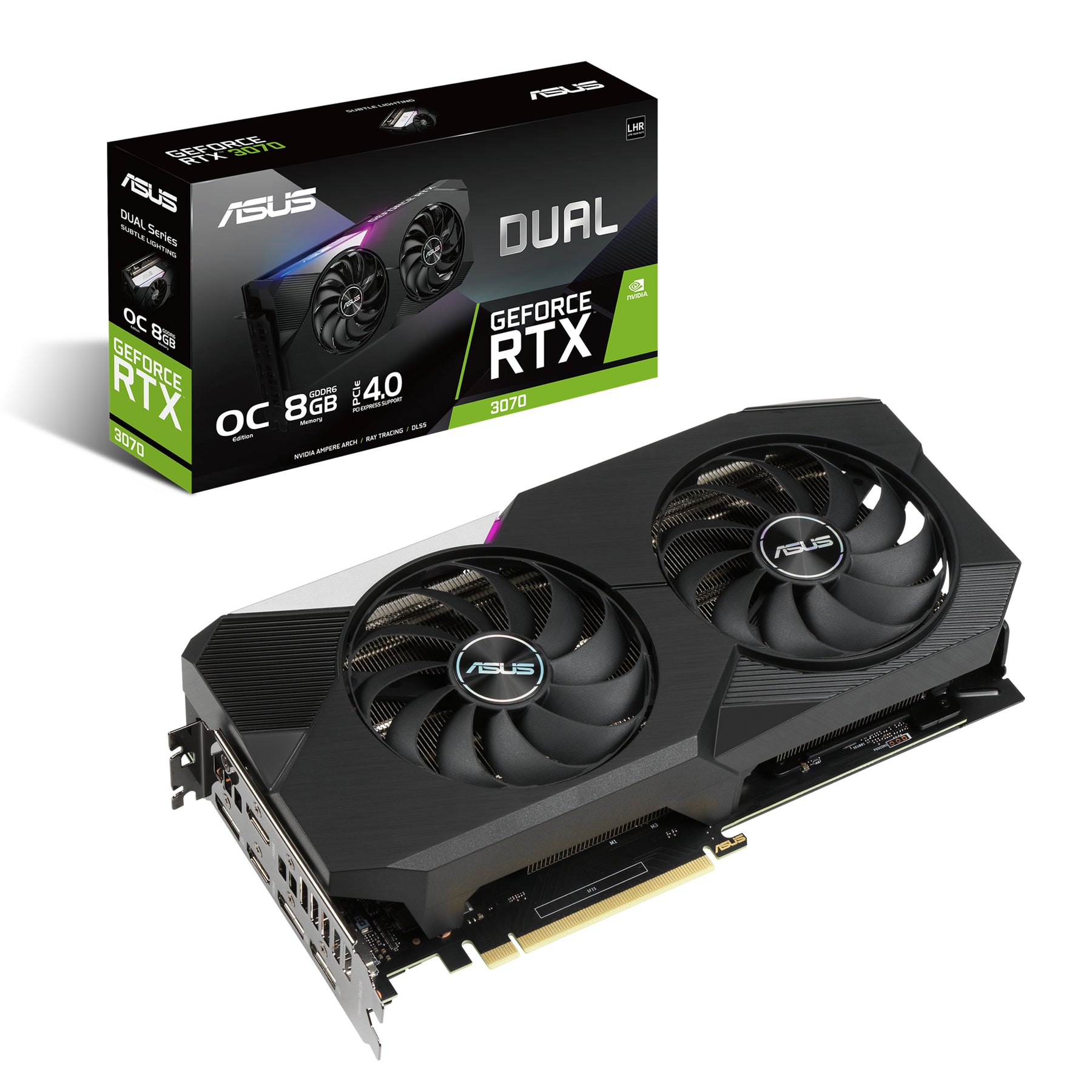 VGA ASUS RTX3070 DUAL V2 OC 8GB GDDR6X 2HDMI/3DP