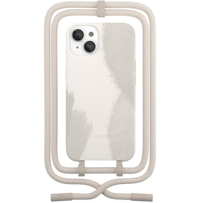 Capa Change Woodcessories Batik/TieDye Dove White/Biomaterial para iphone 13