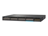 Cisco Catalyst 3650-8X24PD-S - Interruptor - L3 - Administrado - 16 x 10/100/1000 (UPOE) + 8 x 100/1000/2.5G/5G/10G (UPOE) + 2 x 10 Gigabit SFP+ (uplink) - desktop, montável em trilho - PoE+ (WS-C3650-8X24PD-S)