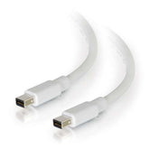 Cable Mini DisplayPort C2G 2m 4K UHD M/M - Blanco - Cable DisplayPort - Mini DisplayPort (M) a Mini DisplayPort (M) - 2 m - Blanco