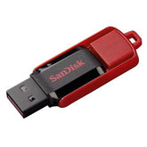 SanDisk Cruzer Switch - USB Flash Drive - 64GB - USB 2.0 - Black, Red