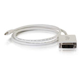 C2G 2m Mini DisplayPort to Single Link DVI-D Adapter Cable M/M - Mini DP to DVI - White - DisplayPort Cable - Single Link - Mini DisplayPort (M) to DVI-D (M) - 2 m - White