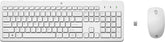 HP 230 Wireless Keyboard with Mouse Combo (White) PORT