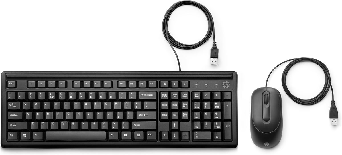 Teclado HP Wired c/ rato 160 PORT