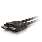 Cable Adaptador C2G 3m DisplayPort a HDMI - Negro - Cable Adaptador - DisplayPort Macho a HDMI Macho - 3m - Blindado - Negro