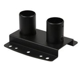 Peerless-AV Modular Series MOD-CPF2 - Componente de montagem (placa de poste duplo de pavimento / tecto) - para painel plano/projetor - revestimento preto sem brilho - tamanho de tela: 46"-90"