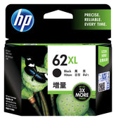 HP 62XL - 12 ml - Alto rendimiento - negro - original - cartucho de tinta - para ENVY 55XX, 56XX, 76XX, Officejet 200, 250, 252, 57XX, 8040