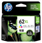 HP 62XL - 11,5 ml - Alto rendimiento - color (cian, magenta, amarillo) - original - cartucho de tinta - para ENVY 55XX, 56XX, 76XX, Officejet 200, 250, 252, 57XX, 8040