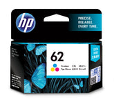 HP 62 - 4,5 ml - color (cian, magenta, amarillo) - original - cartucho de tinta - para ENVY 55XX, 56XX, 76XX, Officejet 250, 252, 57XX, 8040