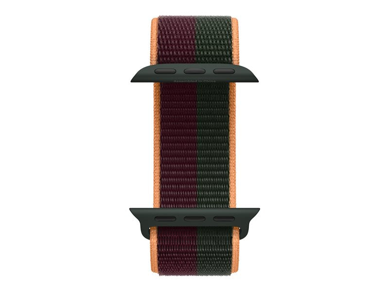 41mm Dark Cherry/Forest Green Sport Loop - Regular