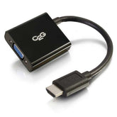 C2G HDMI to VGA Adapter Converter Dongle - Video Converter - HDMI - HDMI, VGA - Black