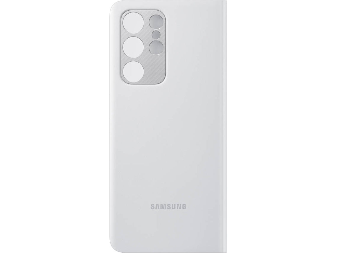 FUNDA CLEAR VIEW S21 ULTRA GRIS