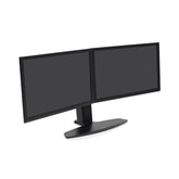 Ergotron Neo-Flex - Platform - for 2 LCD displays - black - screen size: up to 24" - Desktop Computer