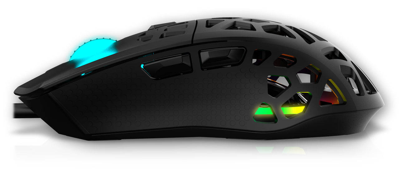 NOX Krom Kaiyu RGB Gaming Mouse 12000DPI Black (NXKROMKAIYU)