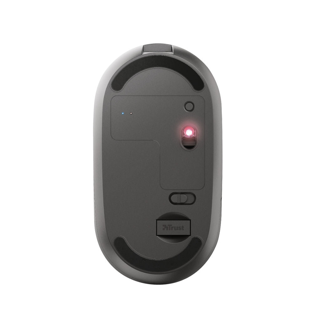 Ultraslim Wireless Rechargeable Mouse PUCK - Black