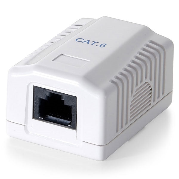 OUTLET EQUIP 1-PORT RJ45 UTP CAT6 SURFACE