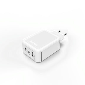 HAMA 220V Type-c Power Delivery (PD)/Qualcomm® charger, 42 Watt, white