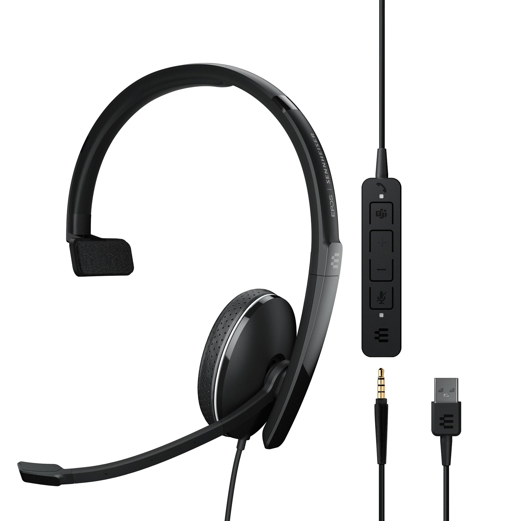 Auricular EPOS SENNHEISER ADAPT 135T USB II Mono Negro Auriculares