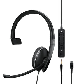 Auricular EPOS SENNHEISER ADAPT 135T USB-C II Mono Negro Auriculares