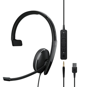 Auricular EPOS SENNHEISER ADAPT 135 USB II Mono Negro Auriculares