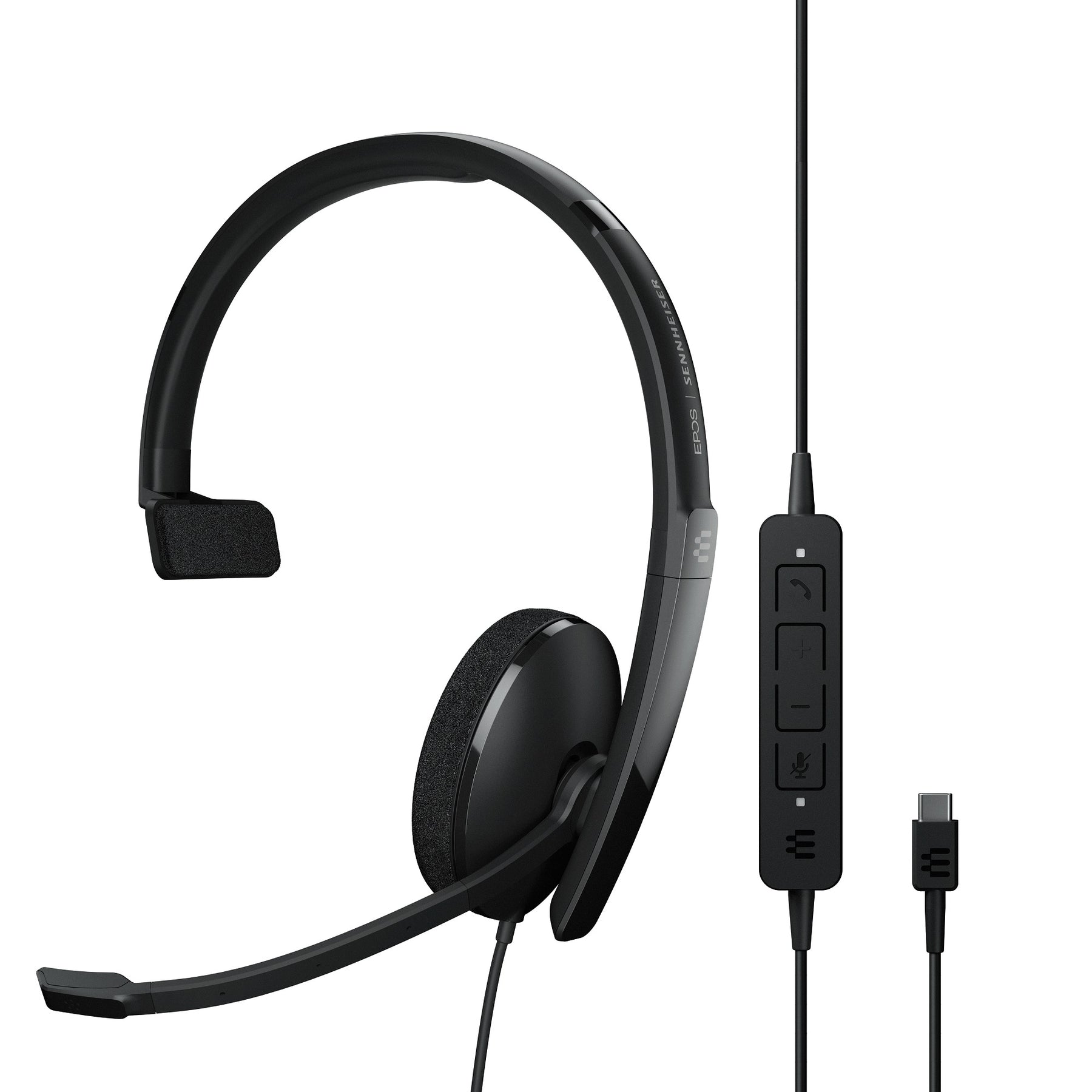 Auricular EPOS SENNHEISER ADAPT 130 USB-C II Mono Negro Auriculares