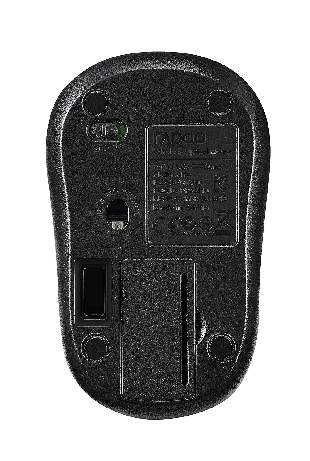 Mouse RAPOO M10 Plus 2.4GHz Wireless Optical Black