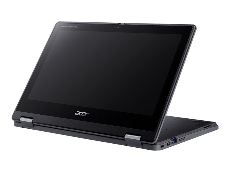 Acer Chromebook Spin 511 R753T - Design invertido - Intel Celeron N5100 / 1.1 GHz - Chrome OS - UHD Graphics - 4 GB RAM - 32 GB eMMC - 11.6" AHVA ecrã de toque 1366 x 768 (HD) - Wi-Fi 6 - preto xisto - kbd: Espanhol (NX.A8ZEB.005)