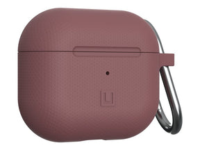 [U] Protective Case for Airpods (3rd Gen, 2021) - Dot Aubergine - Bolsa for wireless earbuds - silicone - beringela - para Apple AirPods (3ª geração)