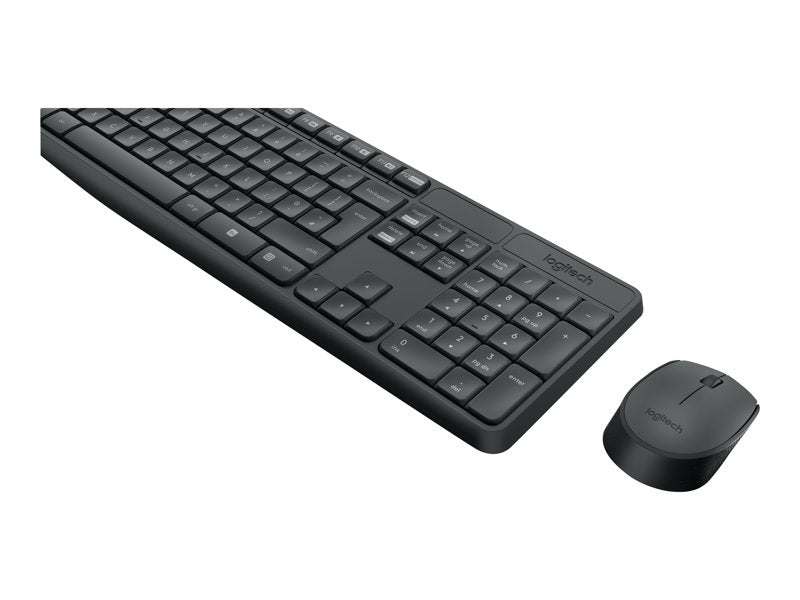 Logitech MK235 - Conjunto de teclado e rato - sem fios - 2.4 GHz - Italiano/Mediterrânico