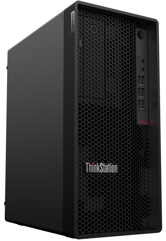 Lenovo ThinkStation P348 30EQ - Tower - 1 x Core i7 11700 / 2.5 GHz - RAM 16 GB - SSD 512 GB - TCG Opal Encryption, TLC - Radeon Pro WX 3200 - GigE - Win 11 Pro - monitor: none - keyboard: Portuguese - black matte