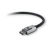 Cable DisplayPort 1.2 Belkin de 6 pies con pestillos, M/M, 4k - Cable DisplayPort - DisplayPort (M) a DisplayPort (M) - 1.8 m - a P/N: F1DN104W-3, F4U097tt, F4U109tt