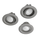 LIGHT WiFi LED HAMA Spotlight, set of 3, satin nickel, 350Lm, 5W - Kit 3 units