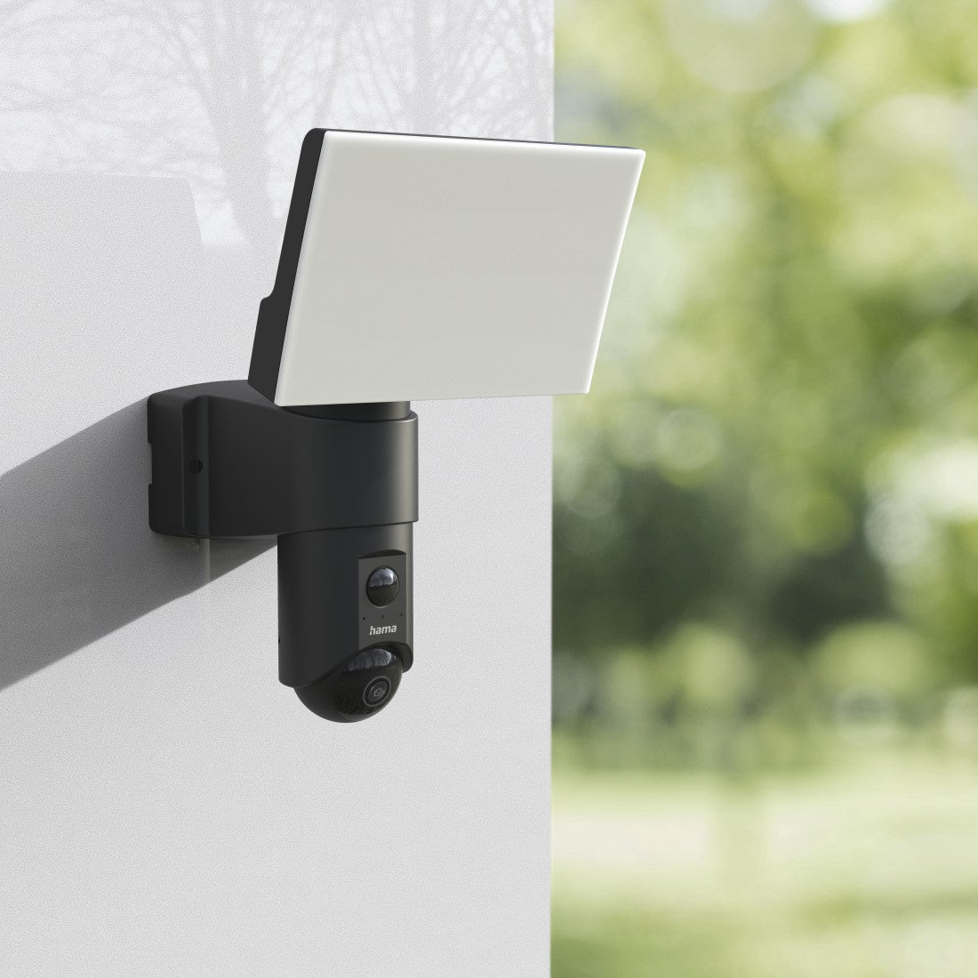 Camara de vigilância HAMA de exterior com luz e sensor de movimento, WLAN 1080p