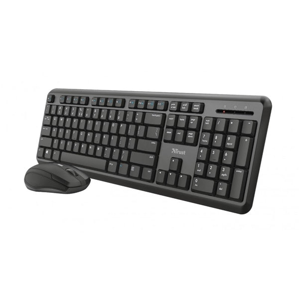 TRUST KEYBOARD &amp; MOUSE ODY WIRELESS USB BLACK