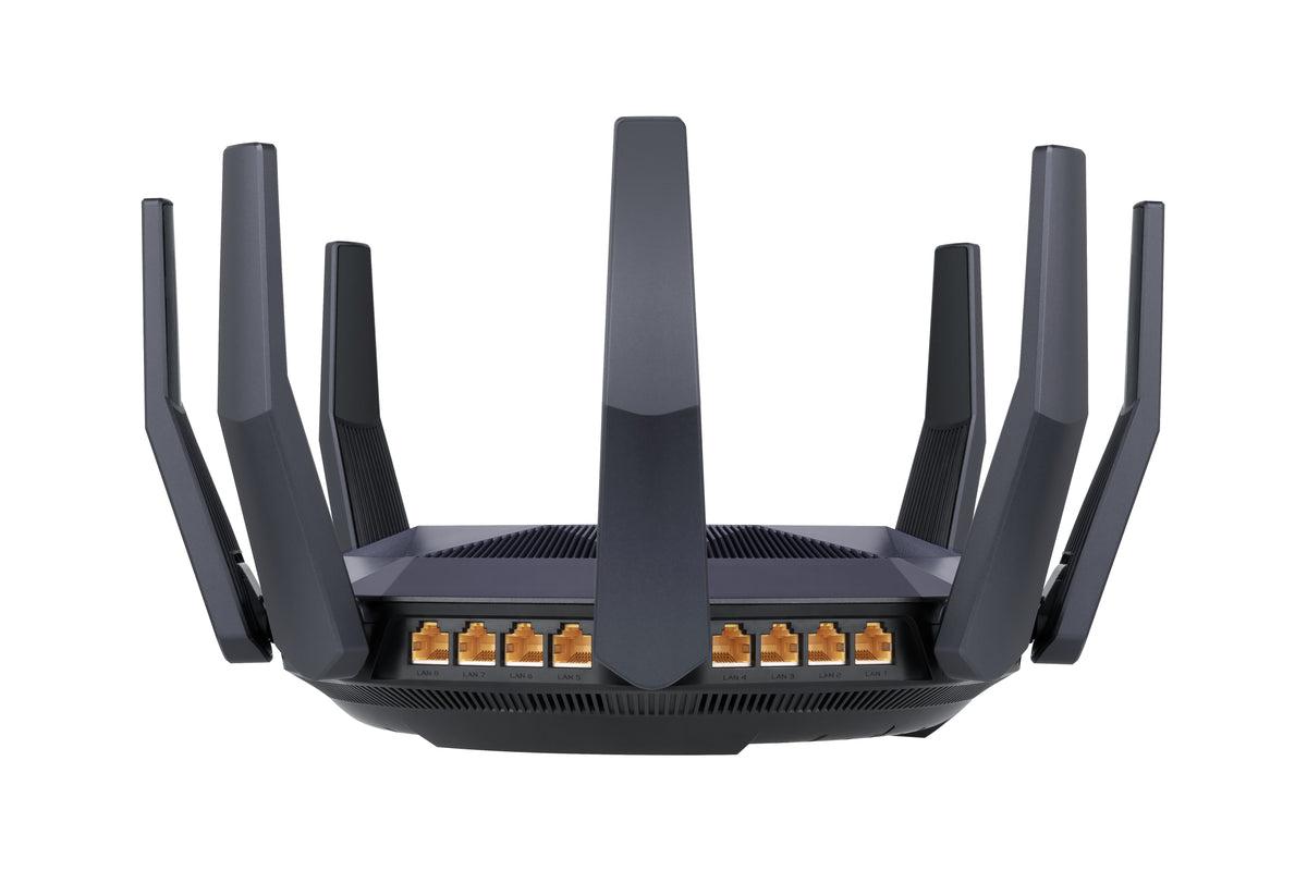 Enrutador para juegos ASUS RT-AX89X, AX6000 Dual Band Gigabit WiFi 6, 2.4/5Ghz, AiMesh