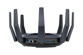 Enrutador para juegos ASUS RT-AX89X, AX6000 Dual Band Gigabit WiFi 6, 2.4/5Ghz, AiMesh