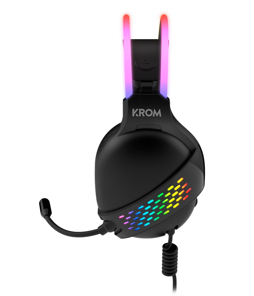 Auriculares para juegos RGB estéreo Krom Klaim