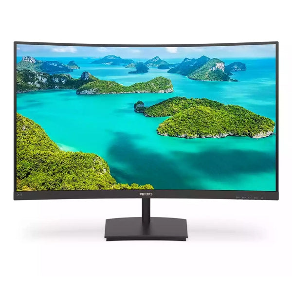 PHILIPS MONITOR VA 24 (23.6) 16.9 CURVO FHD VGA HDMI COLUNAS 241E1SCA