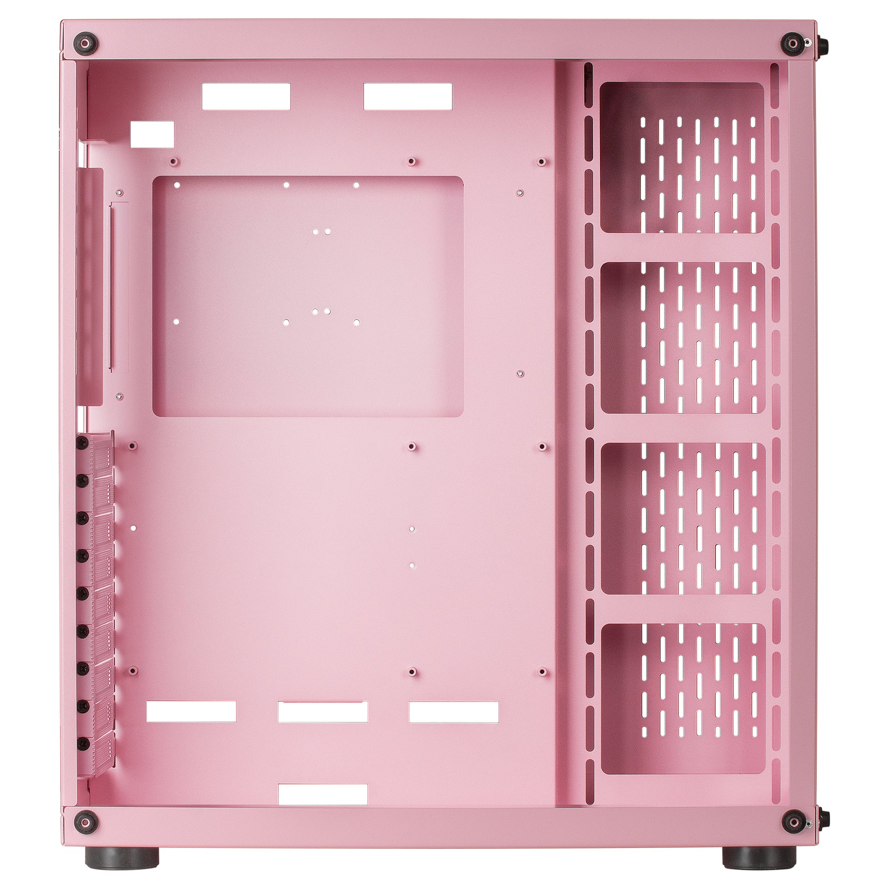 MARS GAMING MCVP XXL ATX CASE, FRONT &amp; SIDE TEMPERED GLASS, WATERCOOLING, PINK